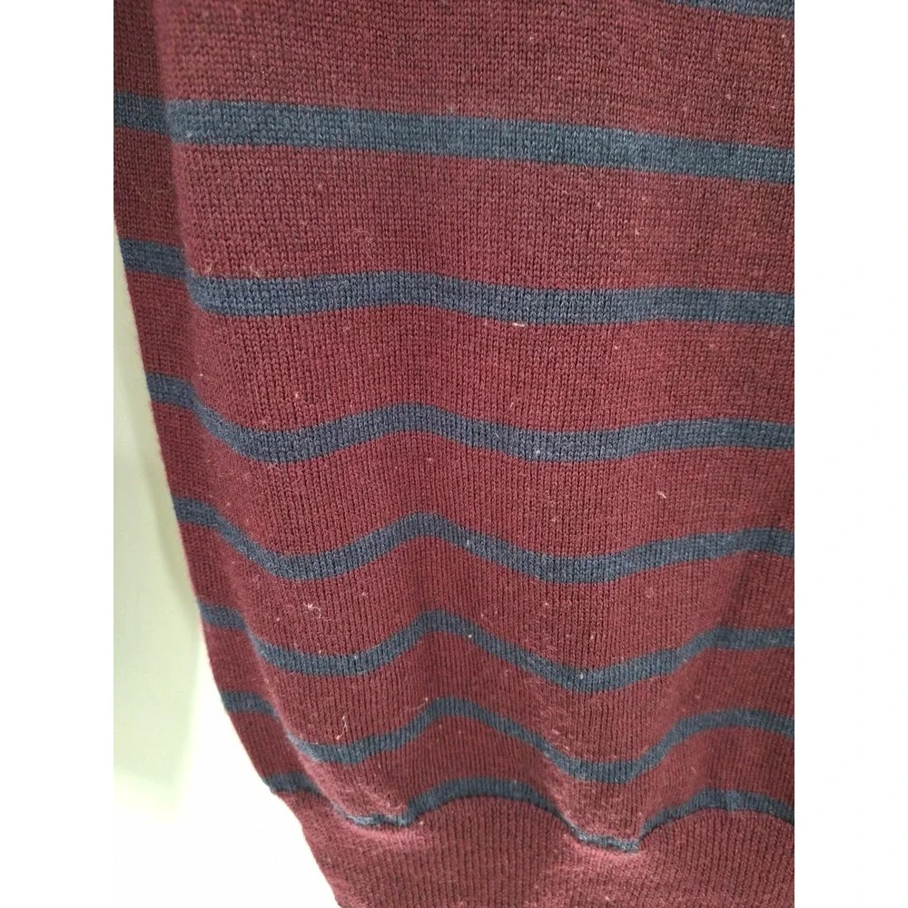 J.Crew Mens 100%Merino Wool V Neck‎ Large Sweater